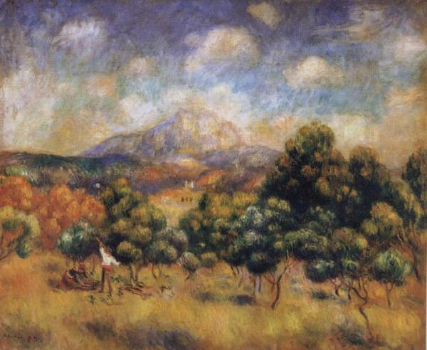 Paul Cezanne Mount Sainte-Victoire France oil painting art